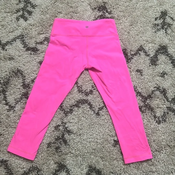 Pink Lululemon Leggings - Picture 1 of 6